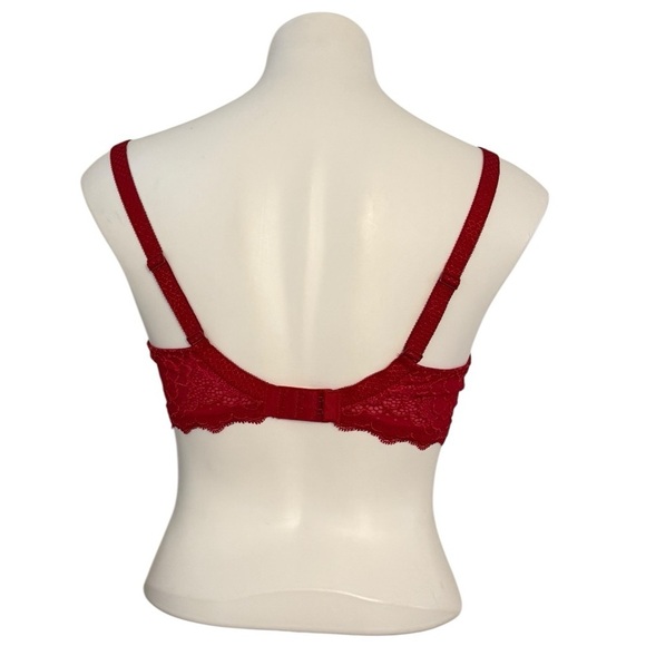 SIMONE PERELE Caresse 3D Plunge Bra Tango Red NEW - Picture 7 of 13